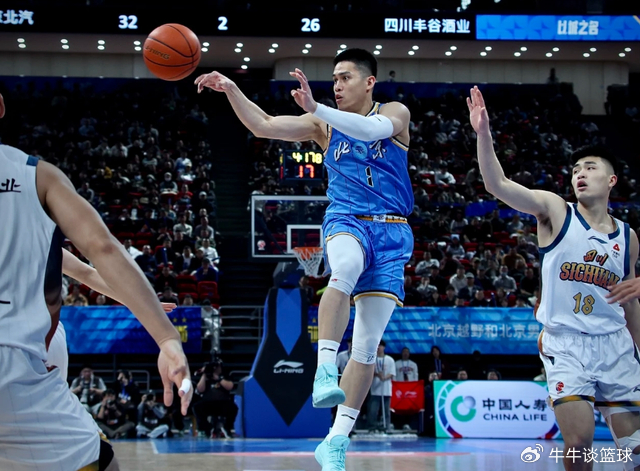 北京首钢冲击4连胜迎战北控 球队核心曾凡博有望